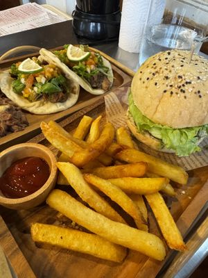 Pesto Chick’n Sandwich   at Lovegan Cafe in Moalboal