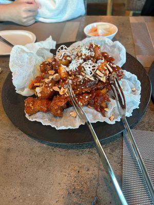 친구가 대리고왔는대 진심으로 인생 비건 맛집입니다. 모든 접시들이 너무 맛있구… 너무 만족스러운 식사였읍니다.  at Jeju Veggies - 제주베지스 in Jeju