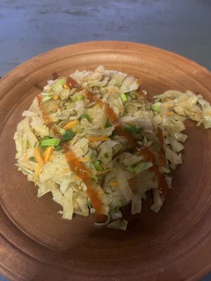 Vegetable Kottu  at Green Cafe  in Hikkaduwa