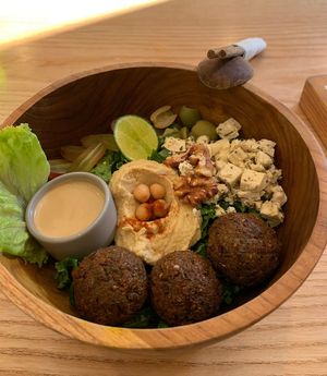 Falafel bowl  at iVegan Supershop Hoi An - Healthy Plant Based Cafe in Hoi An