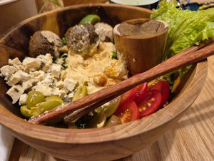 falafel bowl at iVegan Supershop Hoi An - Healthy Plant Based Cafe in Hoi An