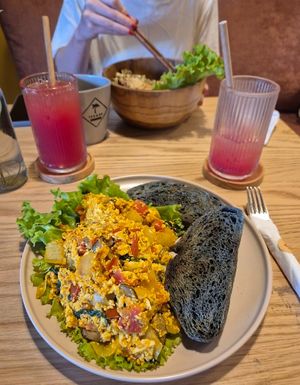 the best scramble at iVegan Supershop Hoi An - Healthy Plant Based Cafe in Hoi An