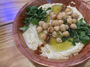 Hummus  at Koshari in Seattle