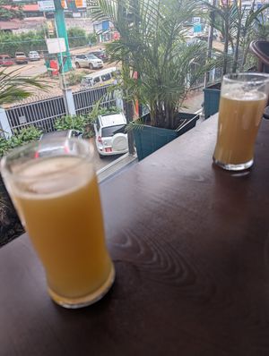 Sugarcane juice (make sure to not add extra sugar!) at Slush Coffee World in Nairobi
