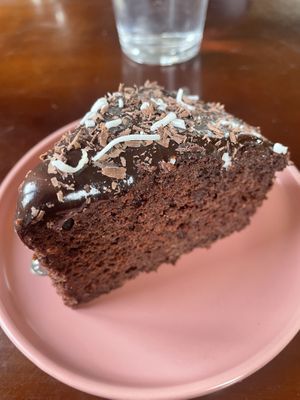 vegan chocolate cake  at Loco.bakery in Ta Van