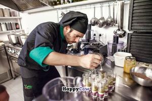 the Head Chef.... at LoVegan in Bucharest