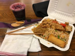 combo at Loving Hut in Santa Clara