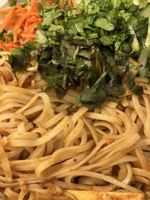 Pad Thai is fantastic 🧡  at Loving Hut in Santa Clara