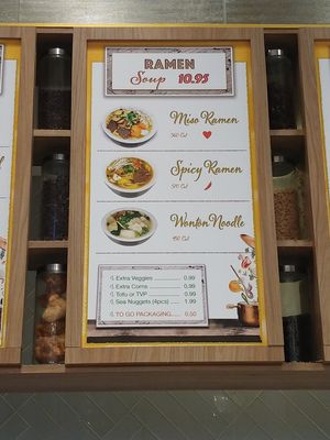 Ramen at Loving Hut in Santa Clara