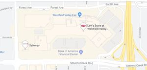 The top near the Blue Pin is the closest entrance to Loving Hut off of Forest Ave. Located on the second level at Loving Hut in Santa Clara