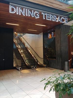 11. Take the Escalator up to the Dining Terrace. Turn Left towards Panda Express and you will find Loving Hut on your Right at Loving Hut in Santa Clara