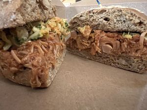 Sloppy Jack Sandwich   at The Living Root Cafe in Redlands