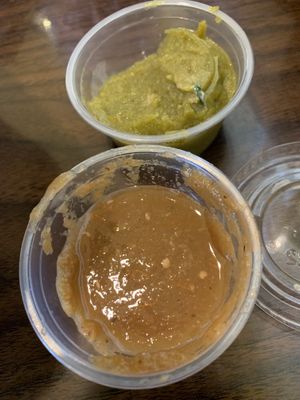 House Hot Sauces  at The Living Root Cafe in Redlands