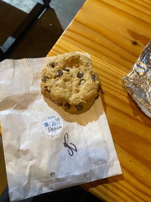 They gave us a free cookie with our order! I think it was GF and it tasted delicious.  at The Blue Dragon in Hillsboro