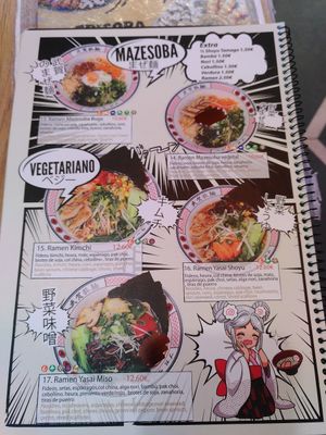 3 vegan options at Buga Ramen in Cordoba