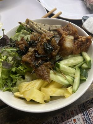 Ba Dam Special noodles  at Quan Chay Dam in Hoi An