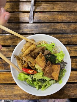 Cao Lau  at Quan Chay Dam in Hoi An