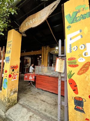 Restaurant exterior   at Quan Chay Dam in Hoi An