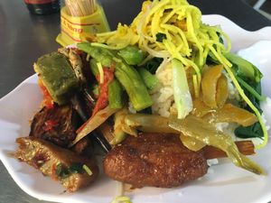 My Buffet Selection Today at Quan Chay Dam in Hoi An