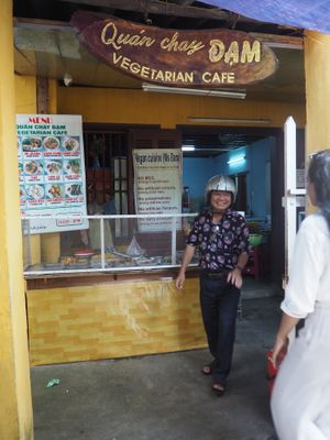 entrance at Quan Chay Dam in Hoi An