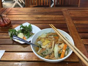 Pho for 20.000 vnd at Quan Chay Dam in Hoi An