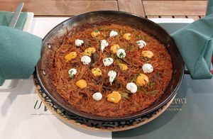 Mushroom and Vegetable Fideuá € 13,90 at Los Manueles in Granada