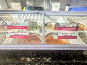 Vegan ice cream flavors at Swee-T's in Creede