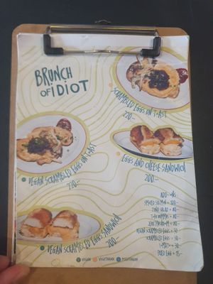 Menu is supposed to change a little in Feburary 2025  at Brunch of idiot in Bangkok