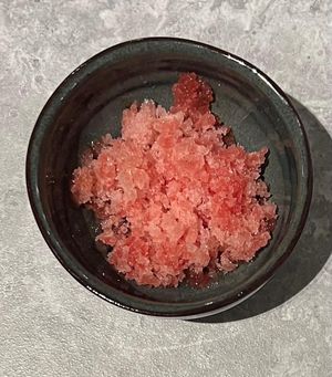 Palate-cleanser at Hotel Sainte-Victoire Restaurant in Vauvenargues