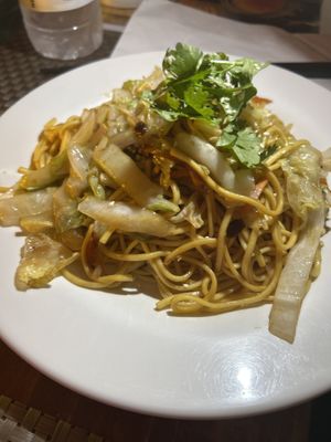 Vegan chow mein with veg   at Drunken Dumpling in Valletta