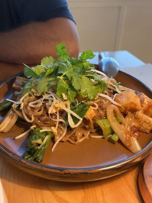 Tofu pad Thai   at Dee Den in Buderim