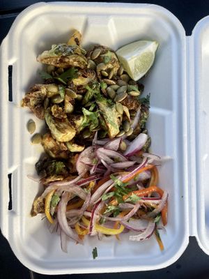 Aji mango Brussels   at Piro in Eugene