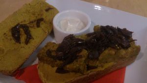 Pate sandwich with mayo at W Gruncie Rzeczy in Warsaw