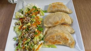 Vegan Pierogi at W Gruncie Rzeczy in Warsaw