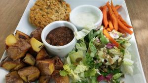 the burger at W Gruncie Rzeczy in Warsaw