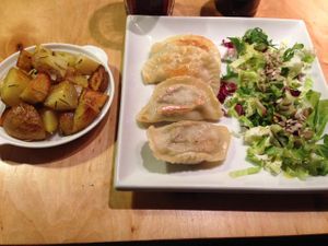 Dumplings & Potatoes at W Gruncie Rzeczy in Warsaw