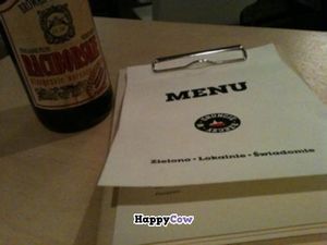 Menu & Beer at W Gruncie Rzeczy in Warsaw