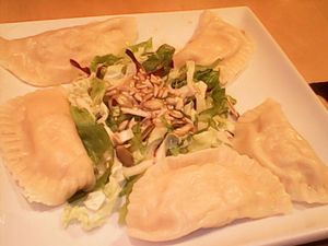 schlutzkrapfen. Ein Wahnsinn. at W Gruncie Rzeczy in Warsaw