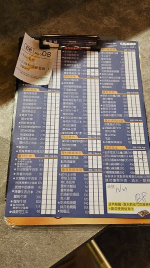 Center bottom shows vegetable skewers at Skewers & Beer in Hsinchu