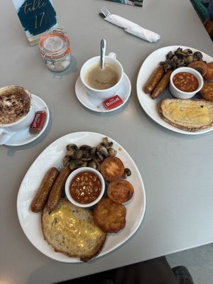 Vegan breakfast  at The Whitworth Cafe in Manchester