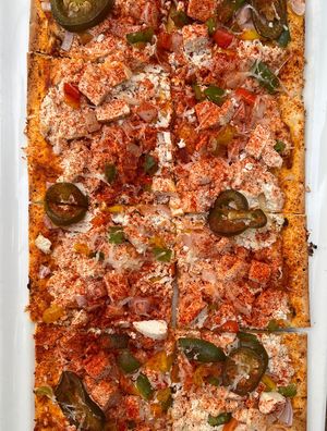 Peri-Peri Tofu Flatbread 🔥   at Green Theory in Bangalore