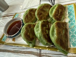 Vegetarian potstickers  at Dumpling Union in San Francisco