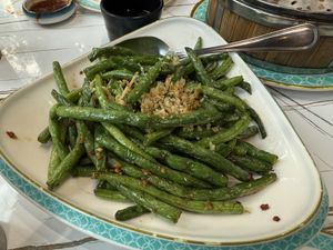 Sautéed green beans  at Dumpling Union in San Francisco