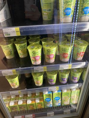 Yogurt vegan   at So.bio in Nancy