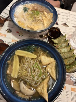 Due tipi di ramen vegan + gyoza  at Ichira Ramen in Montecatini Terme