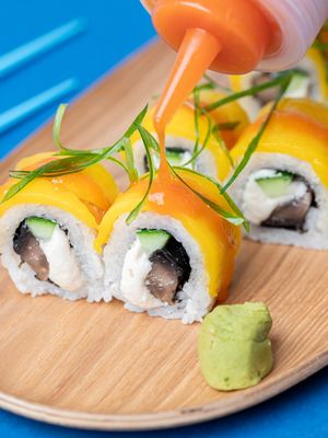 Patron Roll at Lucky Fish - Dark Kitchen in Mexico City