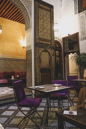 interior at Dar Attajalli in Fes