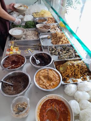 Ingredients at the soup kitchen part at Thôi Kệ in Ho Chi Minh City