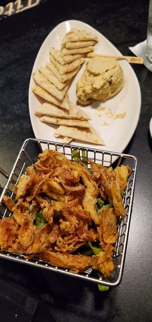 Hummus & crispy artichokes at Taste in South Haven