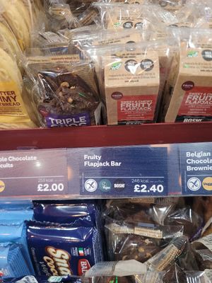 Fruity Flapjack at Costa Coffee in Llandudno